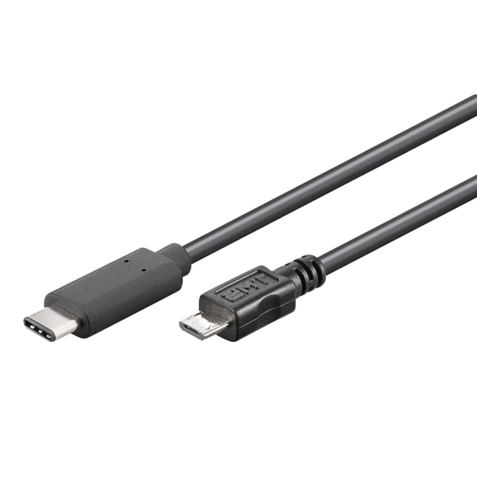 Luxorparts Tilkoblingskabel USB-C til Micro-USB 1 m