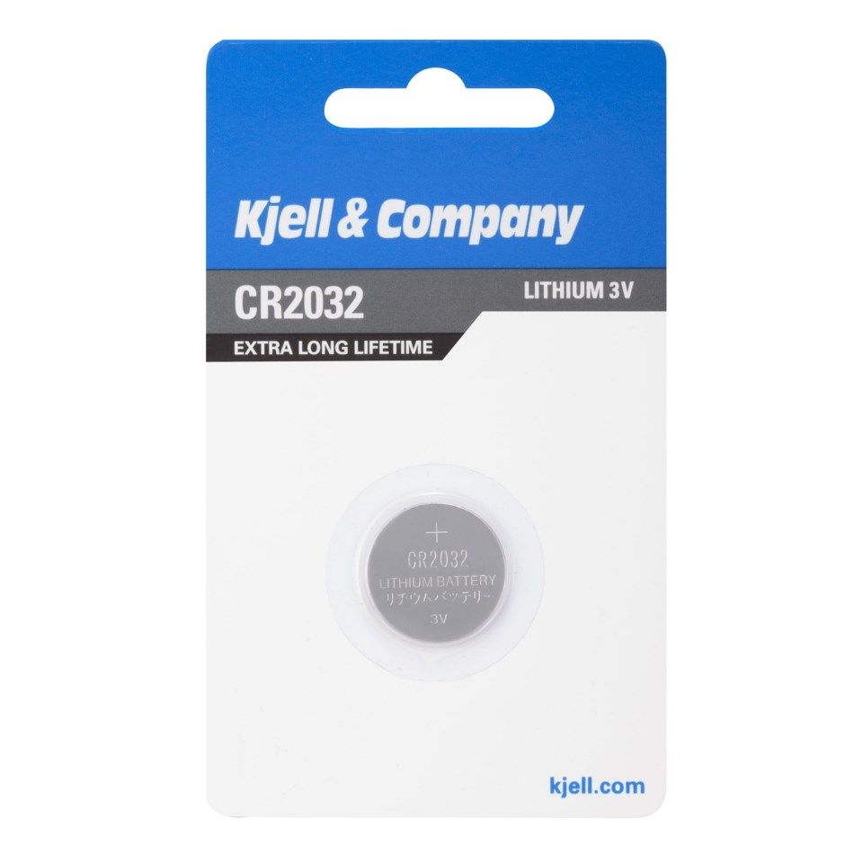 Kjell & Company Litiumbatteri CR2032 1-pack