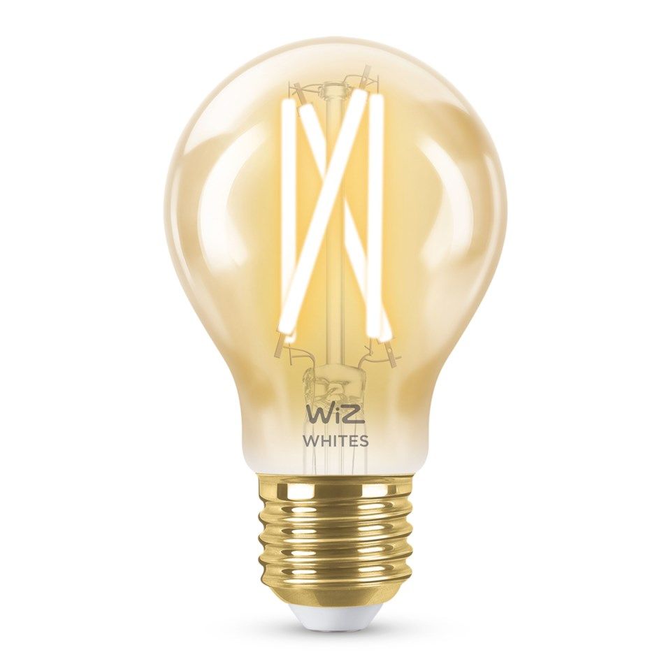 WiZ Amber Filament A60 Smart LED-pære E27 640 lm