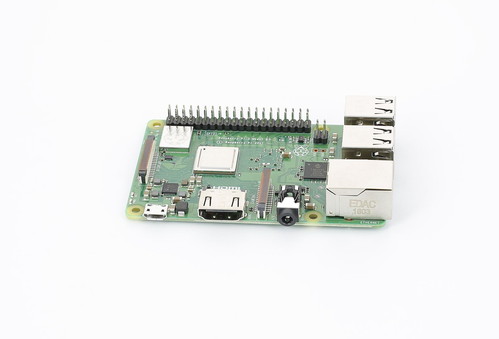 Raspberry Pi 3 Model B+ Enkortsdator - Raspberry Pi