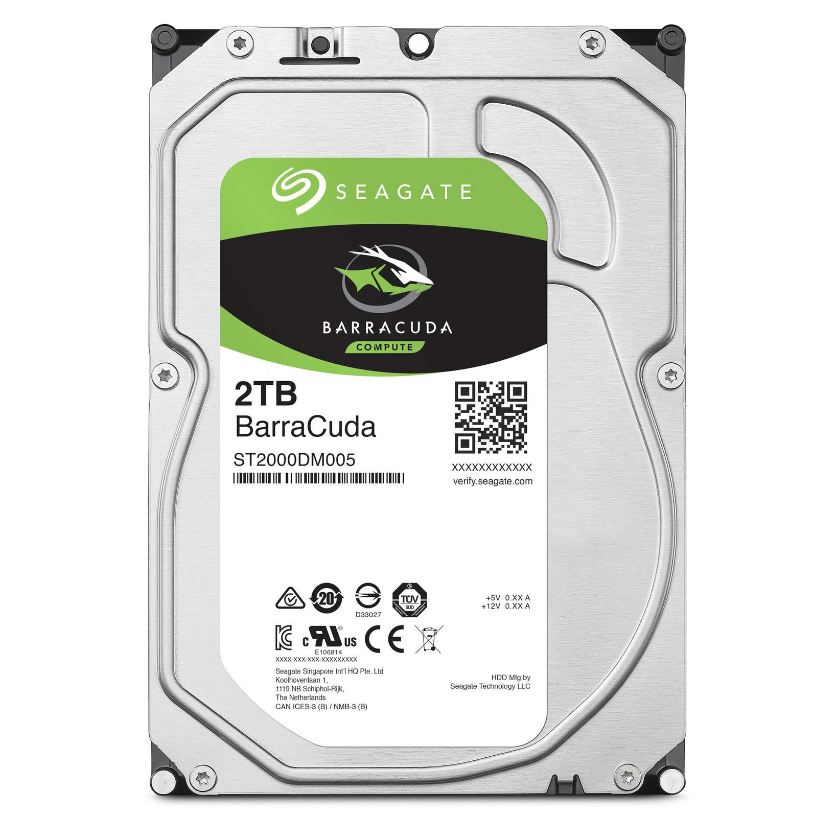 Seagate Barracuda Desktop Intern harddisk 3,5