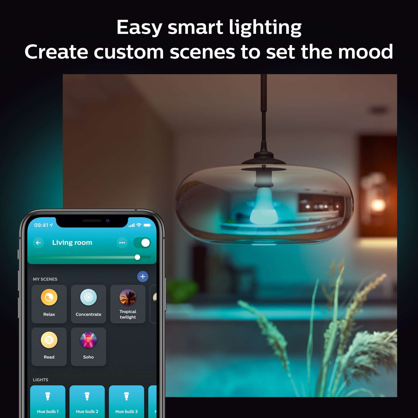Philips Hue Color Ambiance Smart LED-pære E27 1600 lm | Kjell