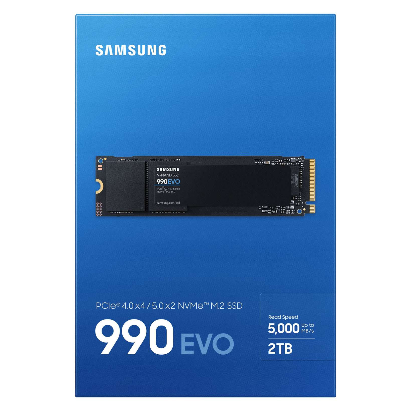 内蔵型SSD SAMSUNG M.2 SSD 990EVO <2TB> Samsung 990 Evo NVMe M.2 SSD 2 TB | Kjell & Company