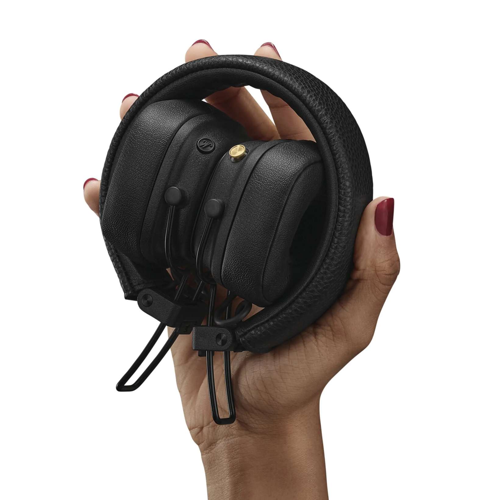 Marshall major Ⅴ Marshall Major V trådløse on-ear-hodetelefoner Black | Kjell & Company