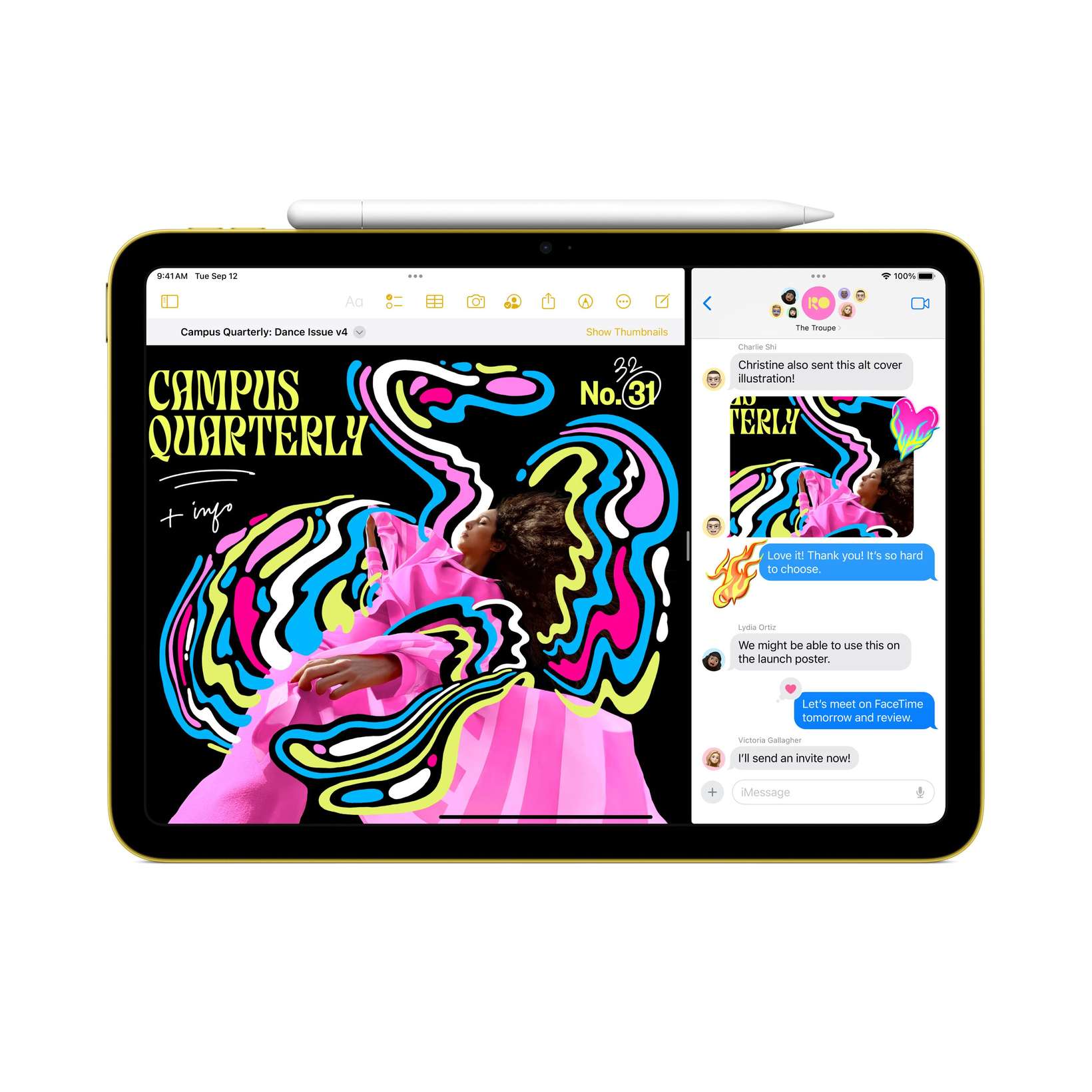 Apple iPad (10:e gen.) 256 GB Wifi + Cellular Sølv | Kjell & Company