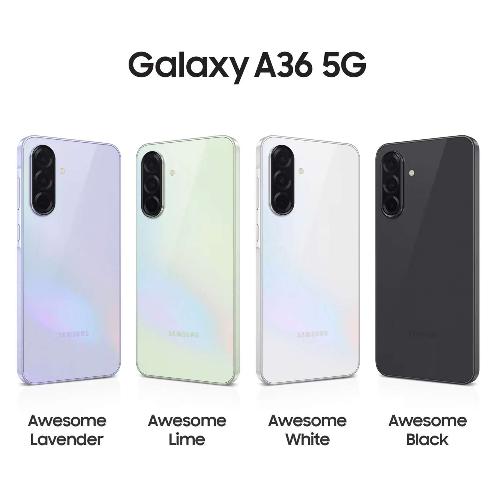 Samsung Galaxy A36 5G 128GB Vit | Kjell & Company