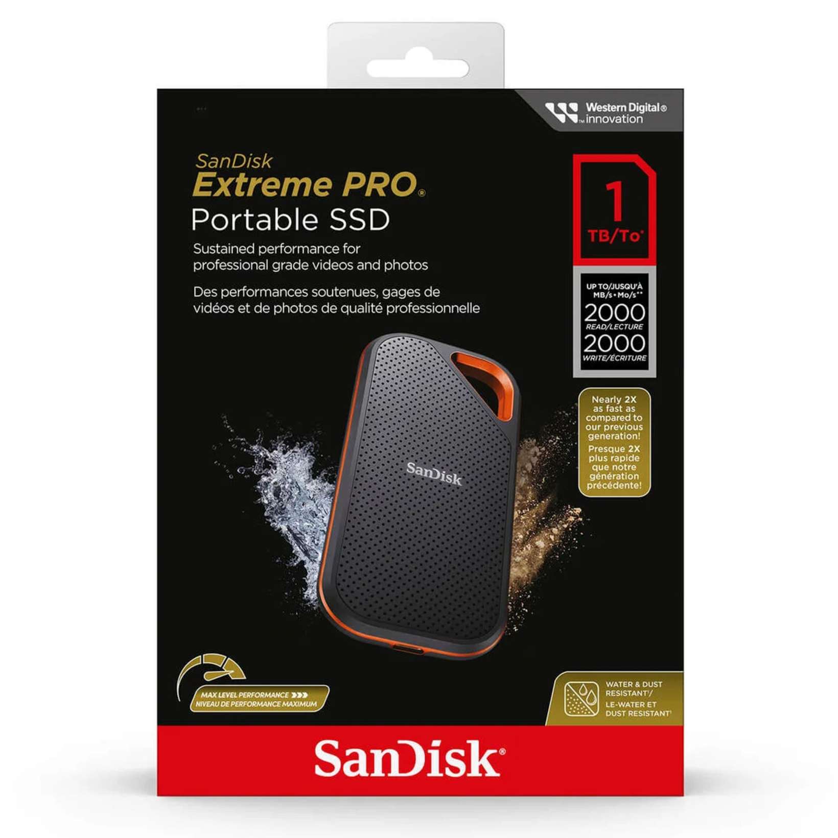 Sandisk Portable SSD Extreme PRO 1 TB | Kjell & Company
