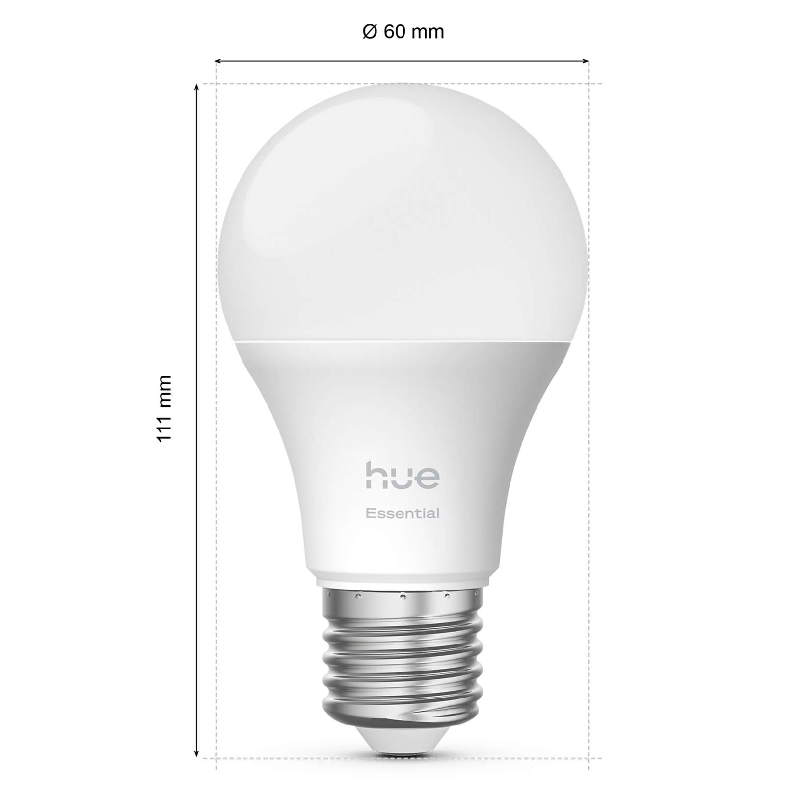 Philips Hue Essential Smart LED-lampa E27 806 lm 3-pack | Kjell