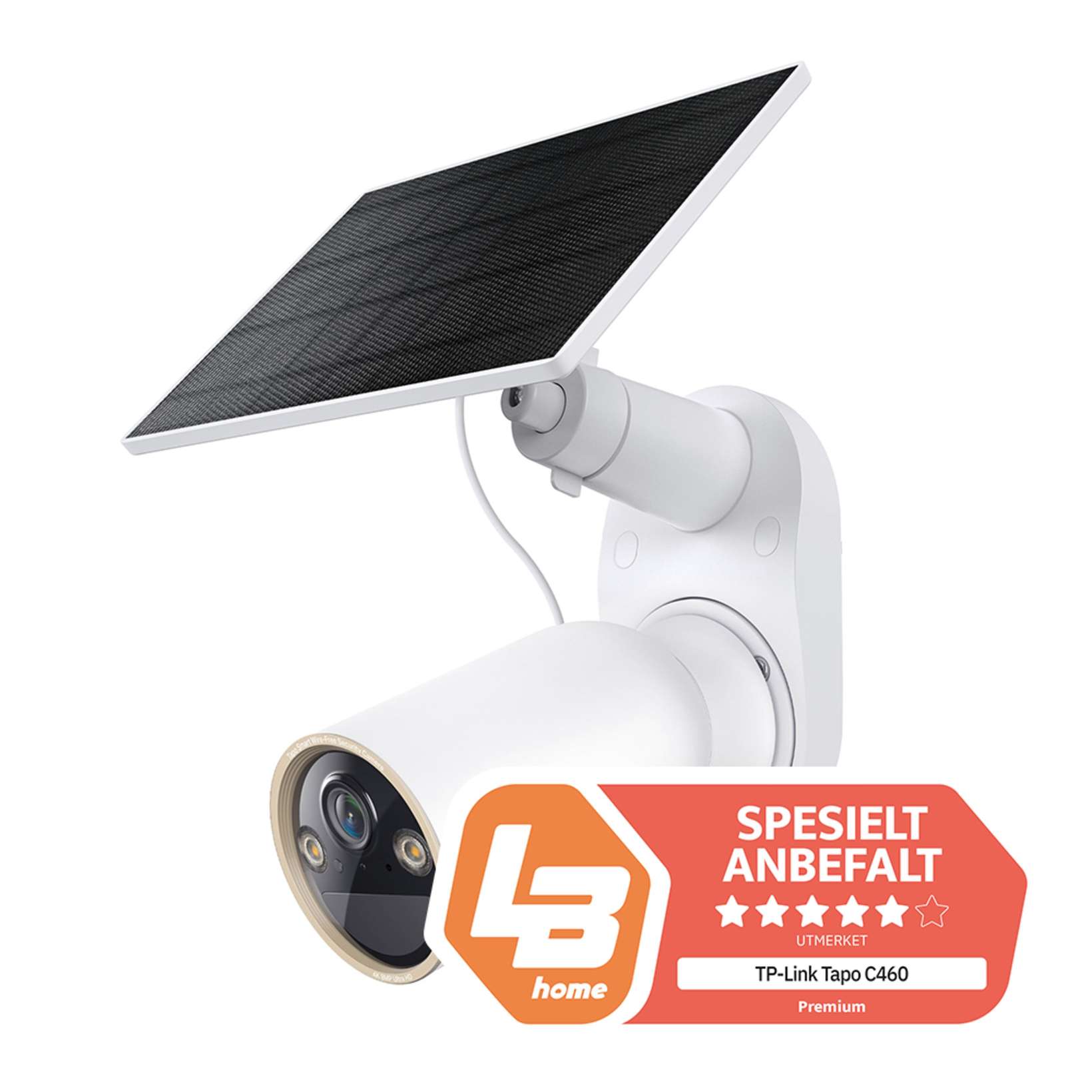 TP-Link Tapo C460 Solcelledrevet overvåkingskamera | Kjell & Company