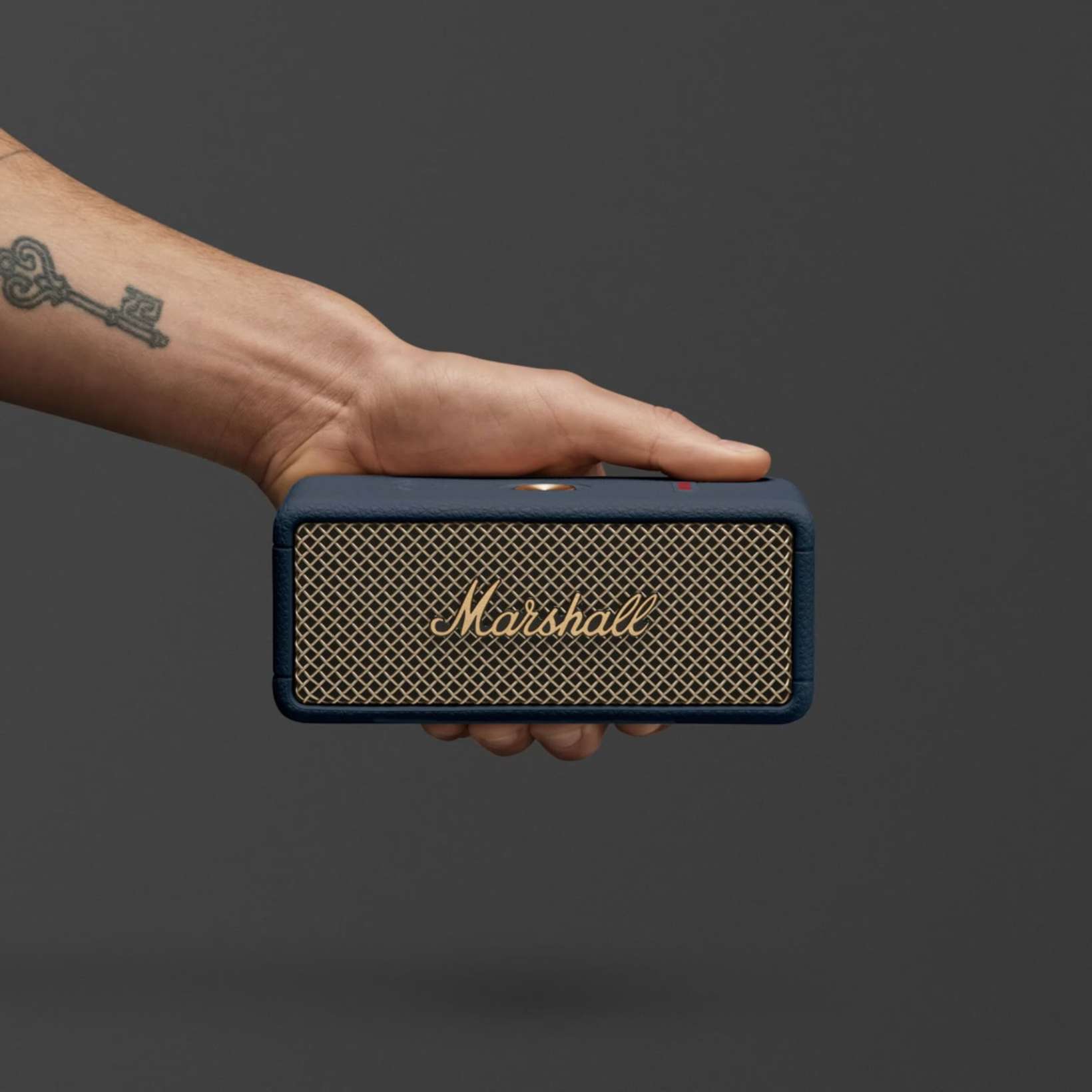 Marshall Emberton III Bluetooth-høyttaler Midnight Blue | Kjell
