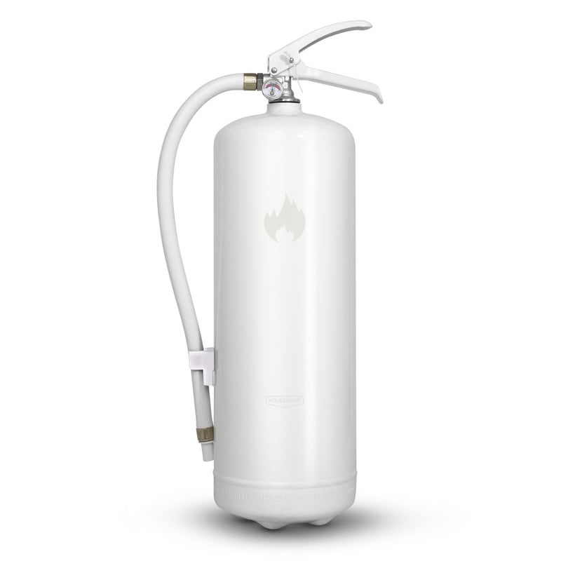 Housegard Brandsläckare Design Edition med pulver 6 kg Vit