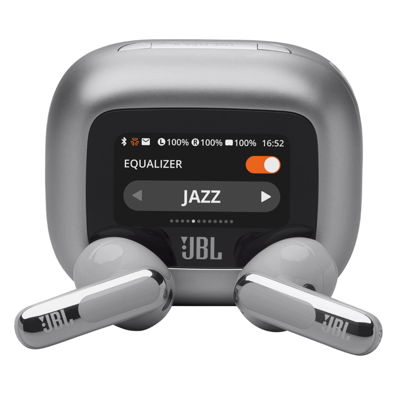 JBL Live Flex 3 Trådlösa hörlurar Silverfärgad