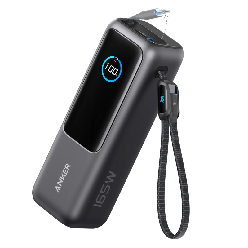 Anker Powerbank 165 W 25000 mAh med kablar