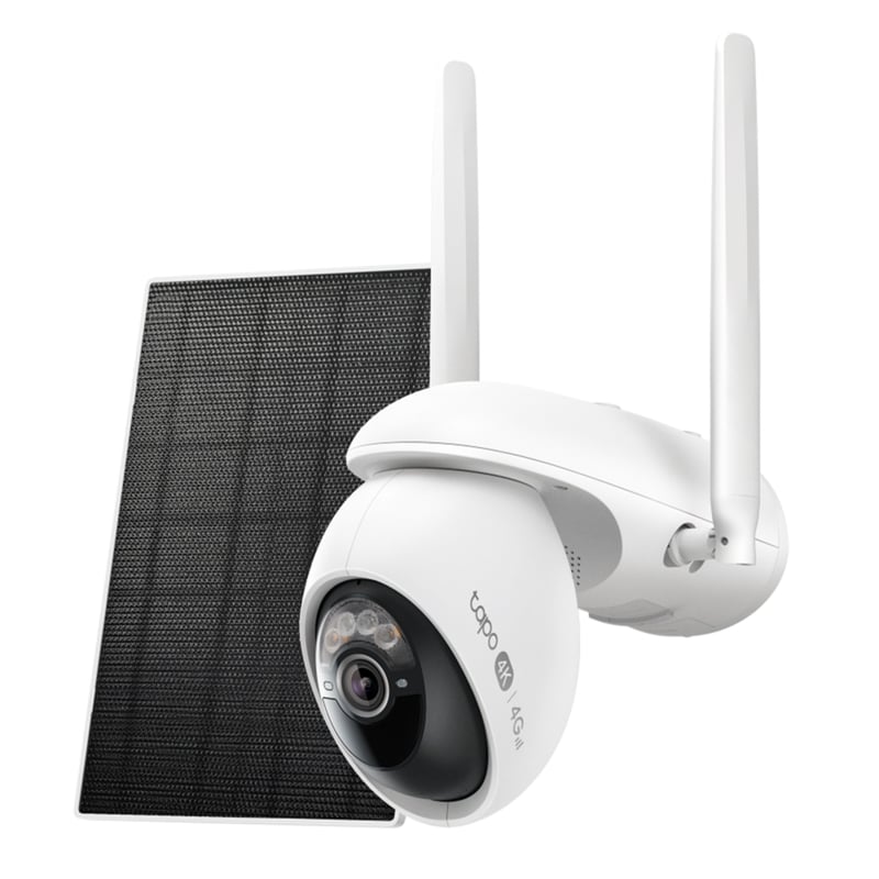 TP-Link Tapo C665G Solcellsdriven 4K Pan/Tilt övervakningskamera med Wi-Fi/4G