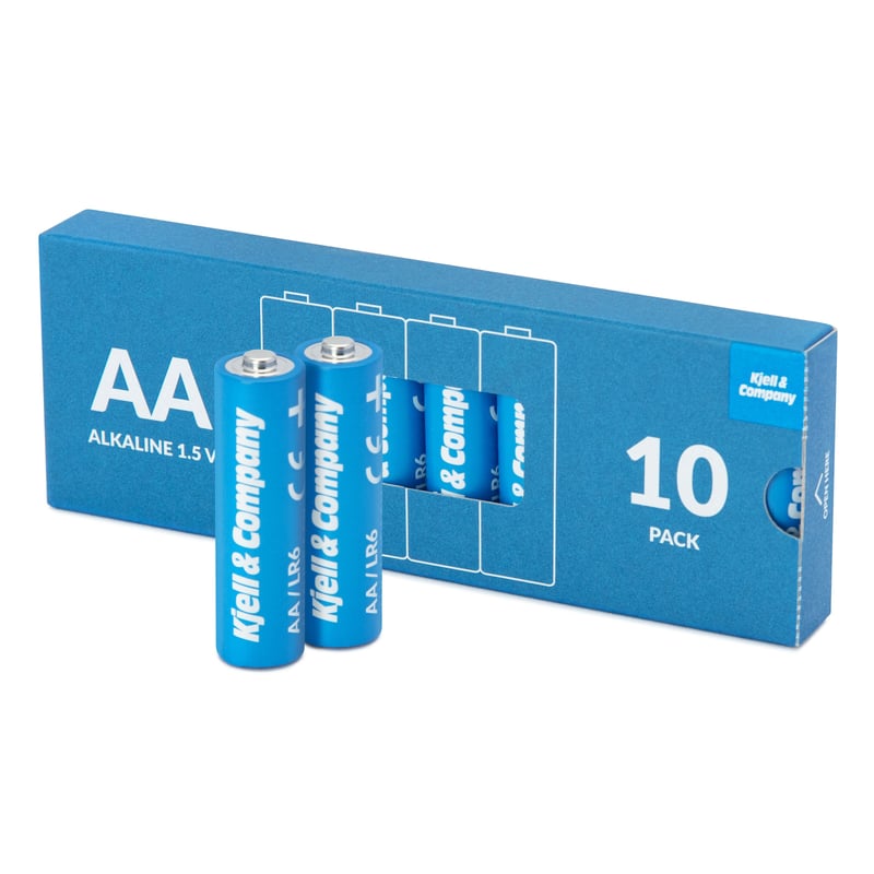 Kjell & Company AA-batterier (LR6) 10-pack