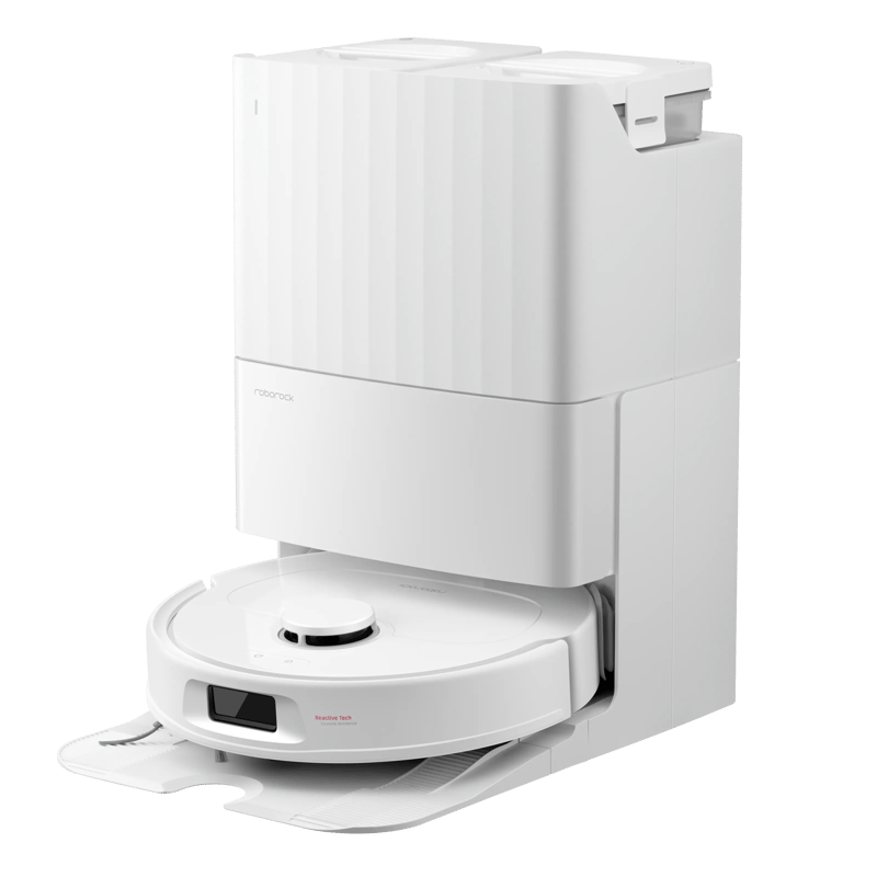 Roborock Qrevo S Pro robotdammsugare med basstation Vit
