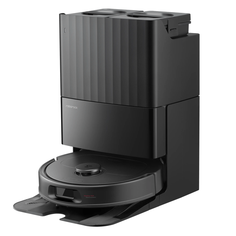 Roborock Qrevo S Pro robotdammsugare med basstation Svart