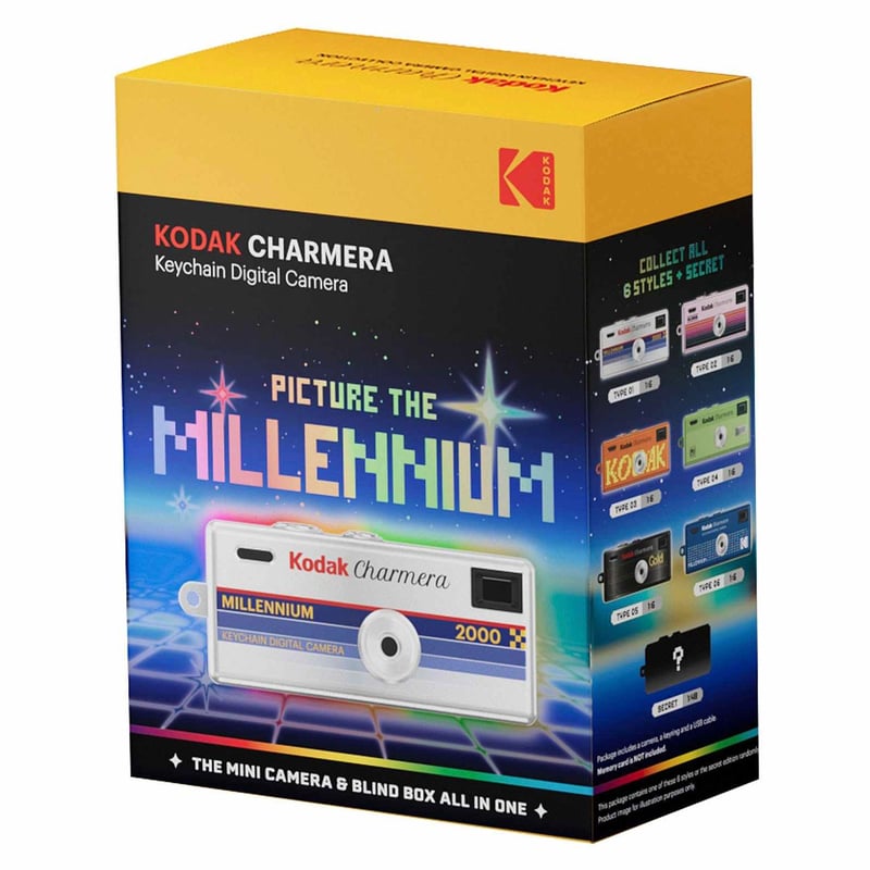 Kodak Charmera Millenium nyckelringskamera Blind Box