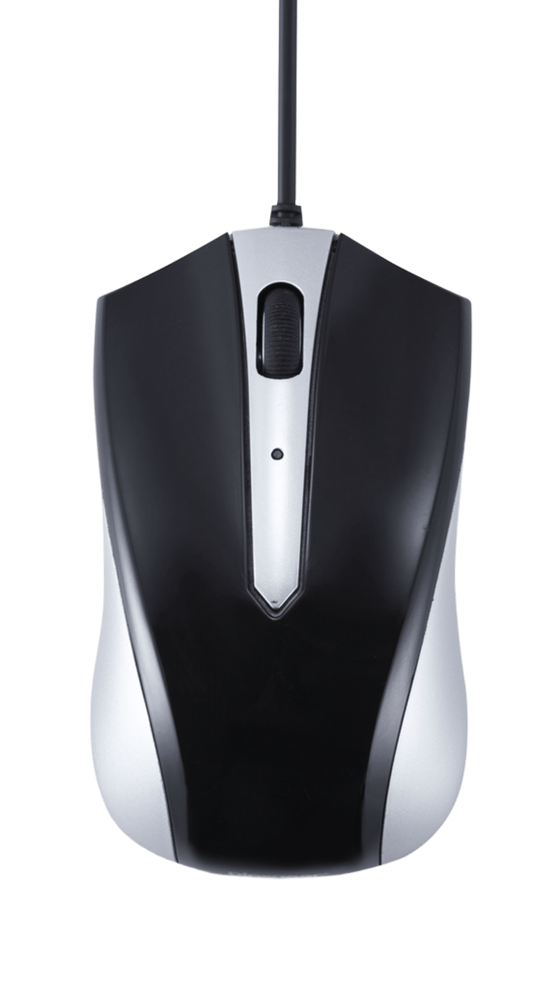 Plexgear E5 Mellanstor datormus Svart