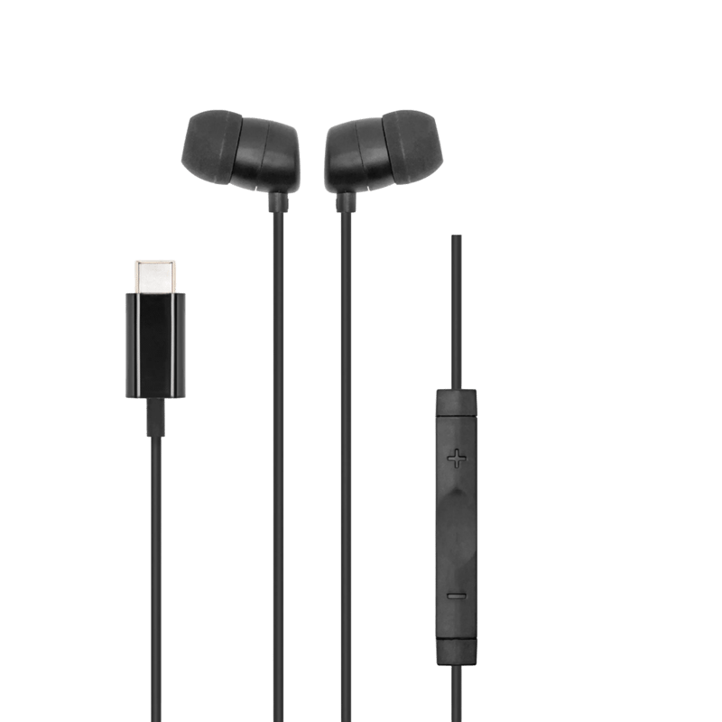 Linocell Bullets USB-C-Hörlurar Svart