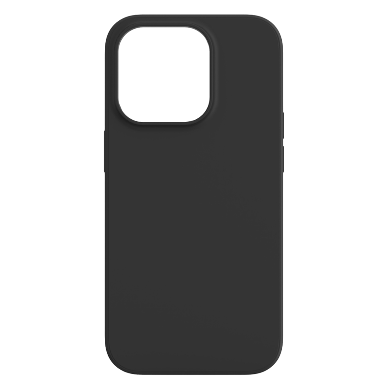 Linocell Rubber case för iPhone 14 Pro Svart