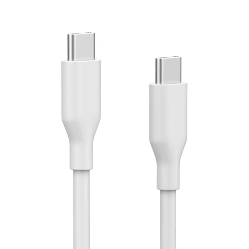 Linocell USB-C-kabel 2.0 Vit 2 m