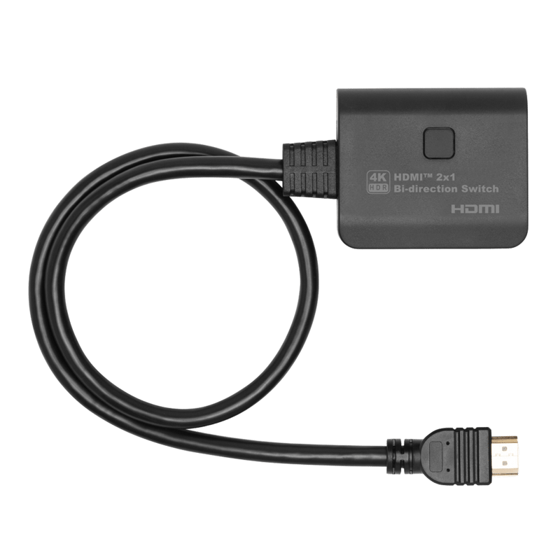 Luxorparts Kompakt 4K HDMI-switch/splitter, 2-vägs