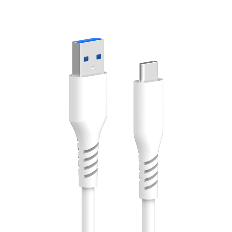 Linocell USB-A till USB-C-kabel Vit 1 m