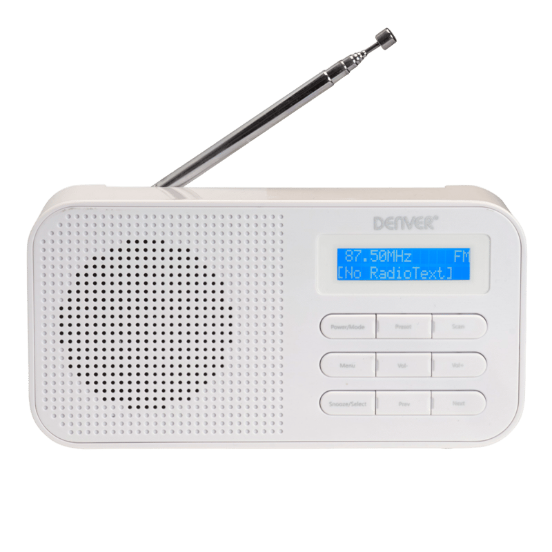 Denver FM-radio Vit