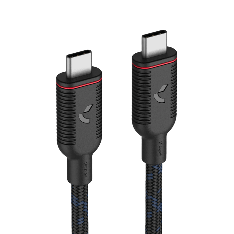Unisynk USB4-kabel USB‑C till USB‑C 240 W 2m