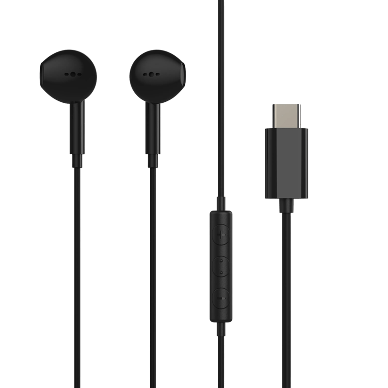 Nomadelic USB-C-hörlurar Solo 100 Svart