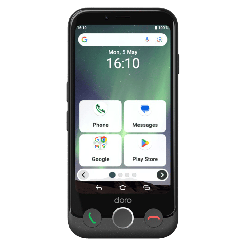Doro Aurora A11 smartphone Grafitgrå