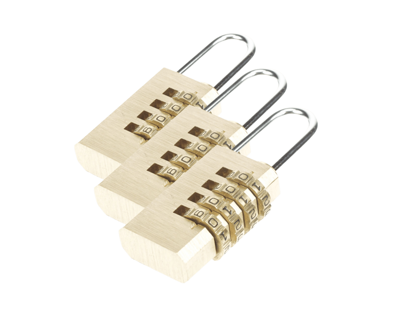 Kombinationslås 20 mm 3-pack