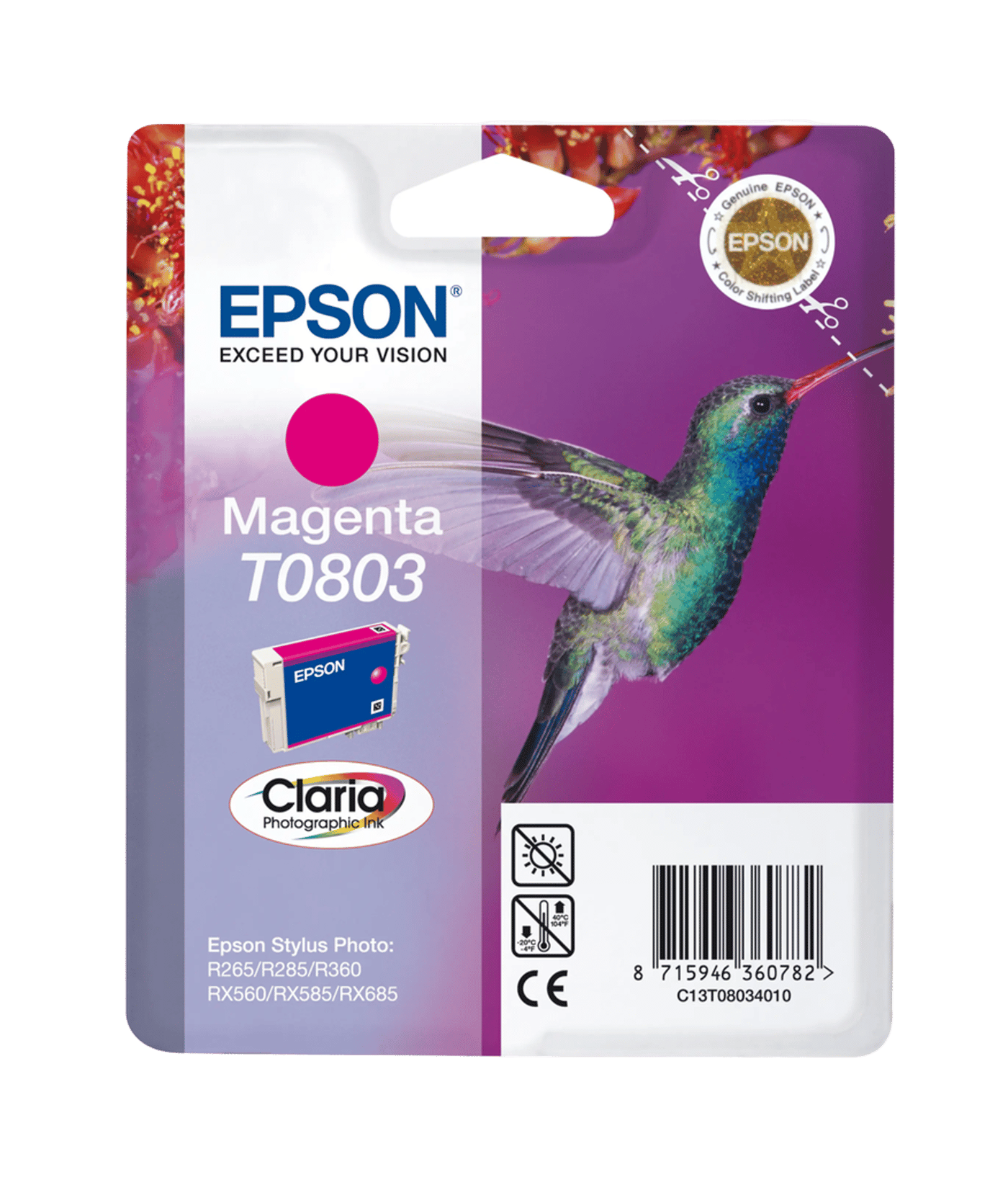 Epson T0803 Bläckpatron Magenta