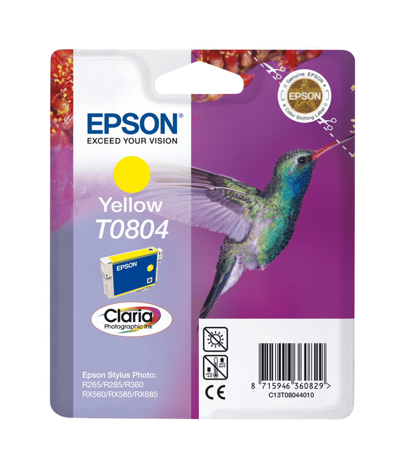Epson T0804 Bläckpatron Gul