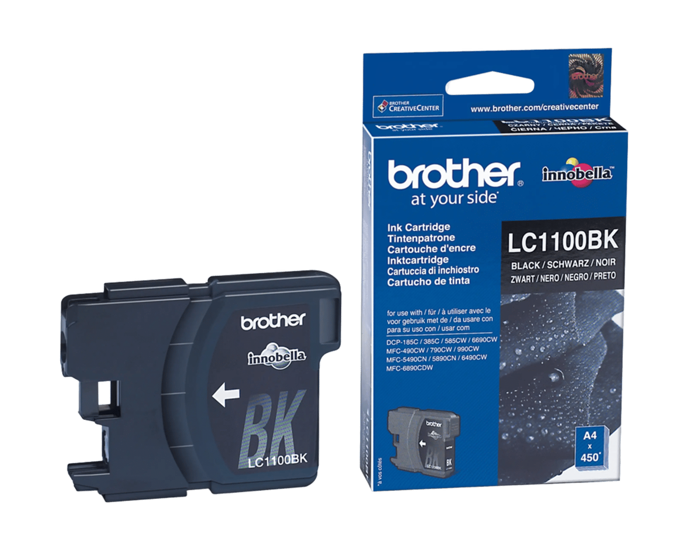 Brother LC1100BK Bläckpatron Svart