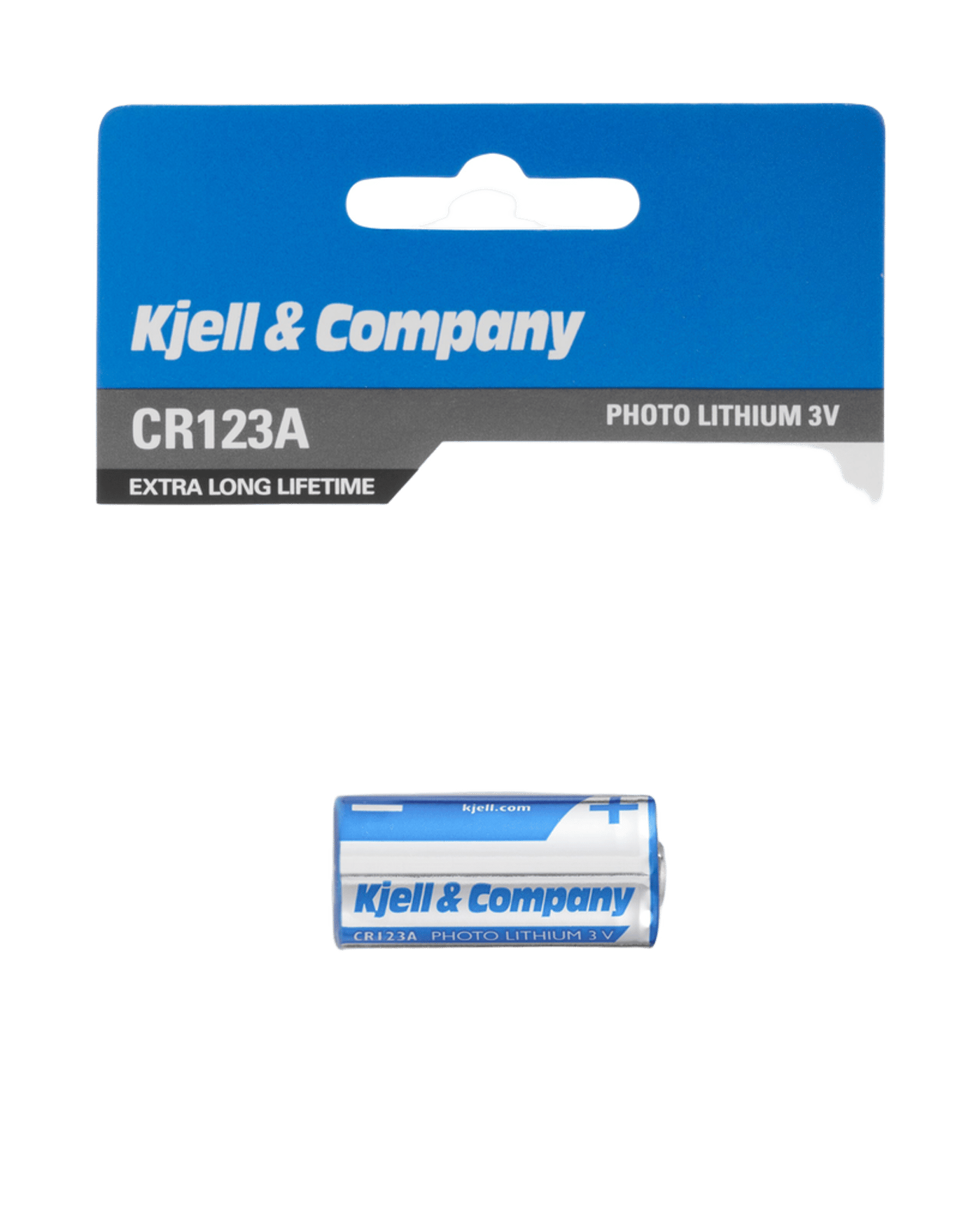 Kjell & Company CR123A Litiumbatteri 1-pack