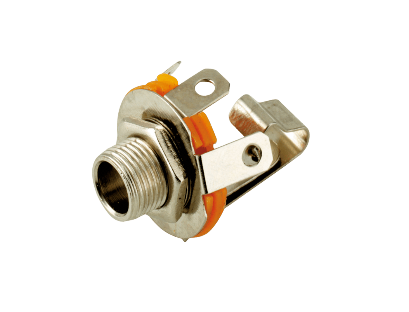 Chassikontakt med brytare 6,3 mm Mono
