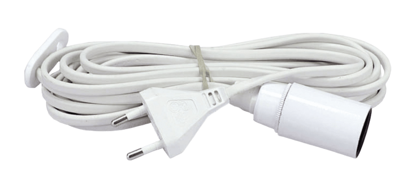 Lamphållare E14 med kabel