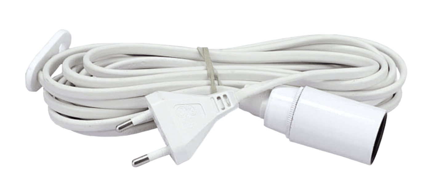 Lamphållare E14 med kabel