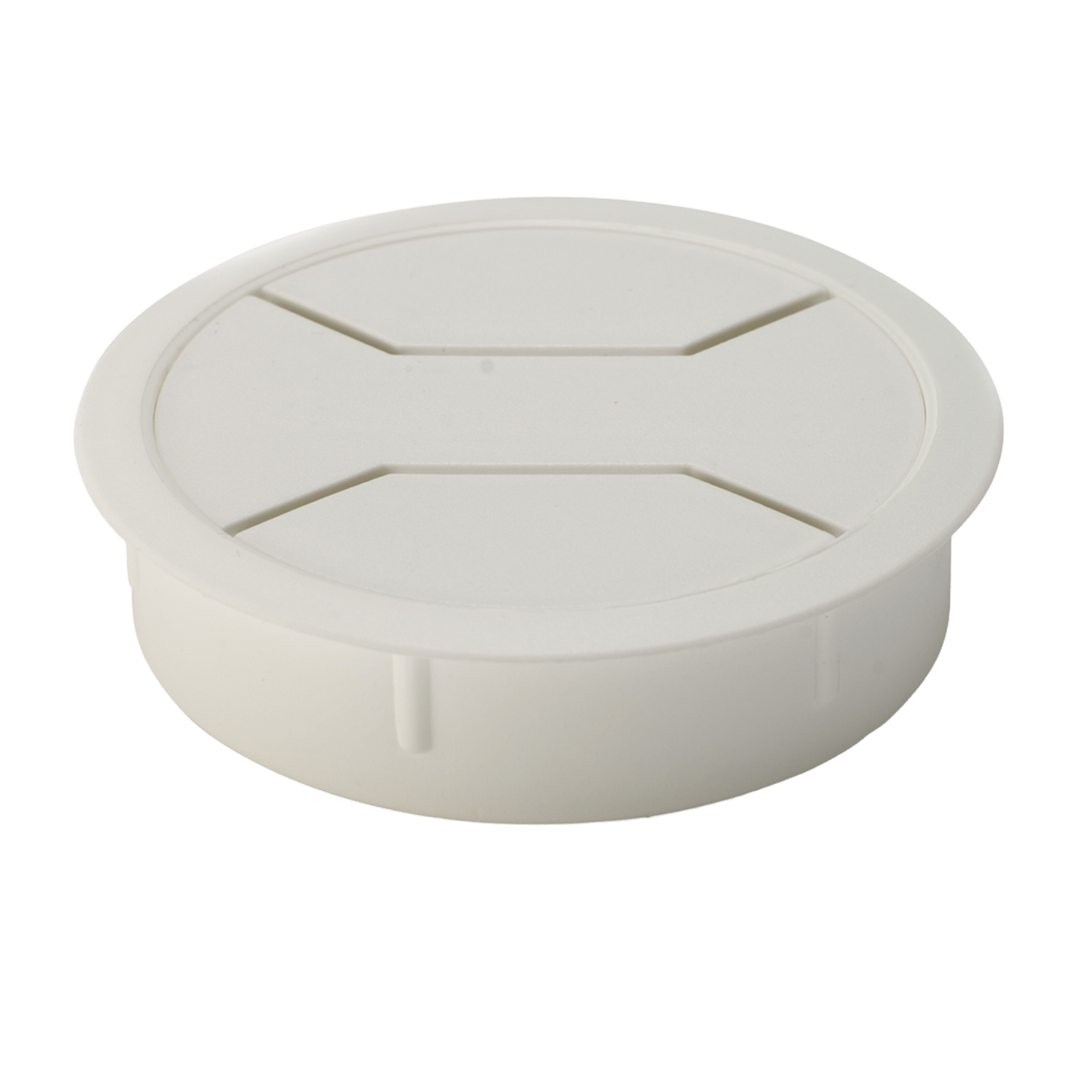 Kabelgenomföring för bord 79 mm Vit