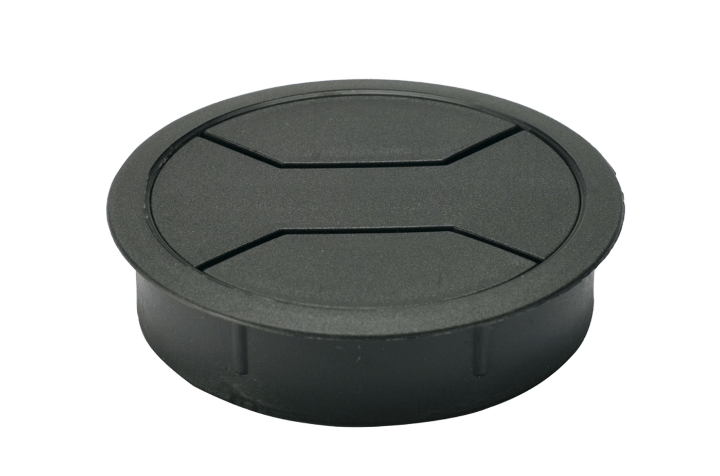 Kabelgenomföring för bord 79 mm Svart