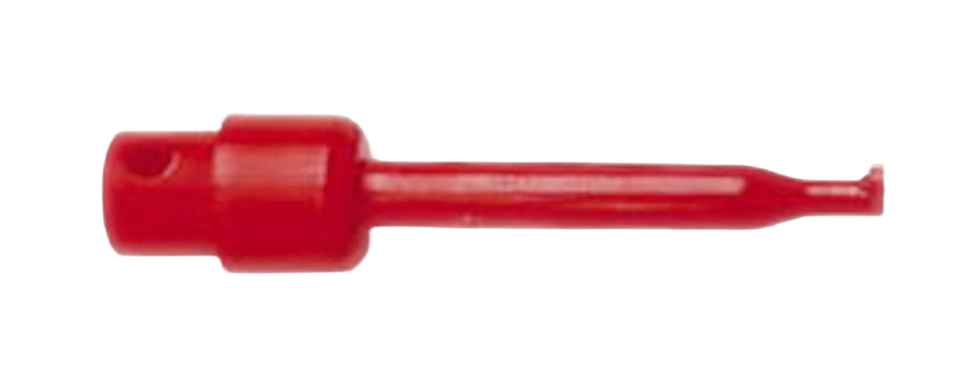 Testklemme 40 mm Rød