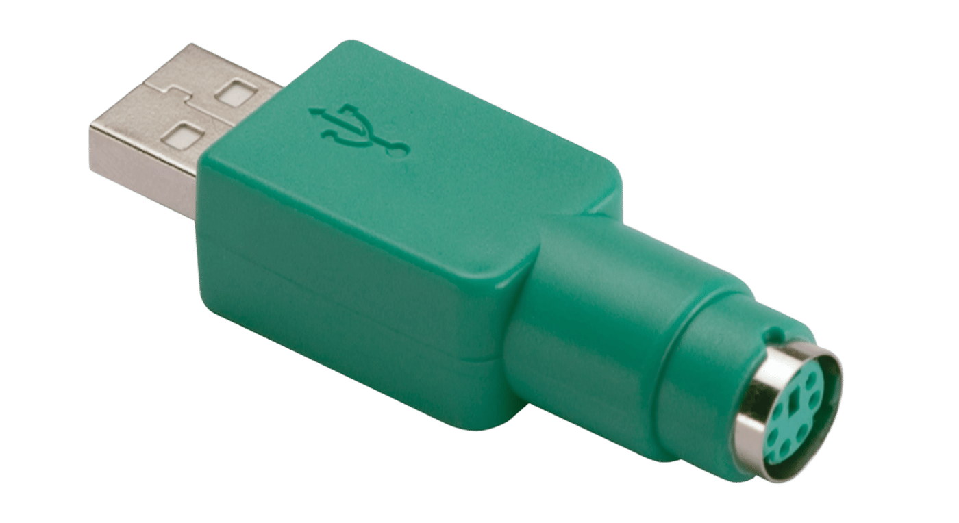 Luxorparts USB-A hane till PS/2 hona – passiv adapter