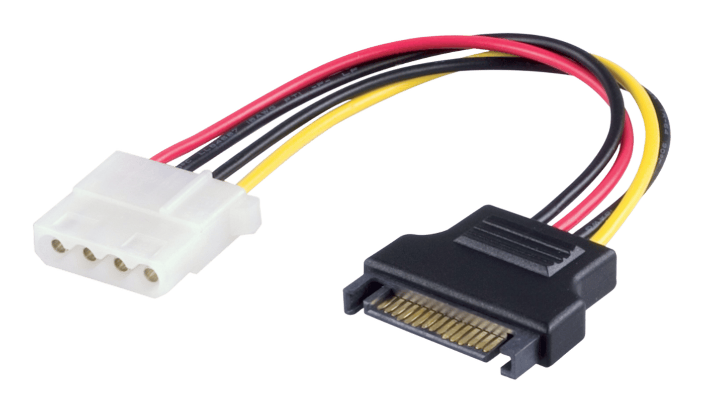 Luxorparts SATA-strömadapter till Molex 4-pin