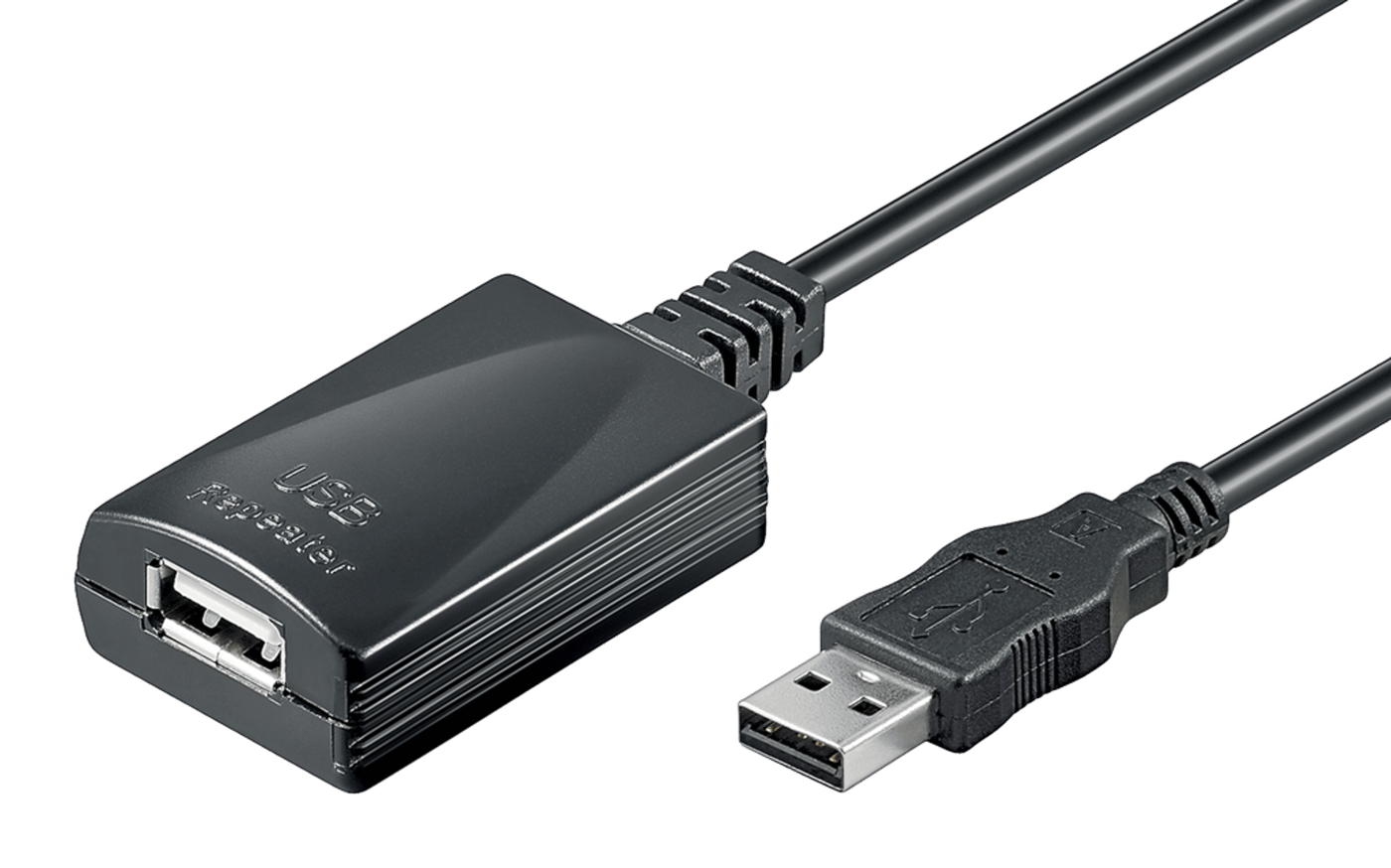 Luxorparts Aktiv USB-förlängning 5 m