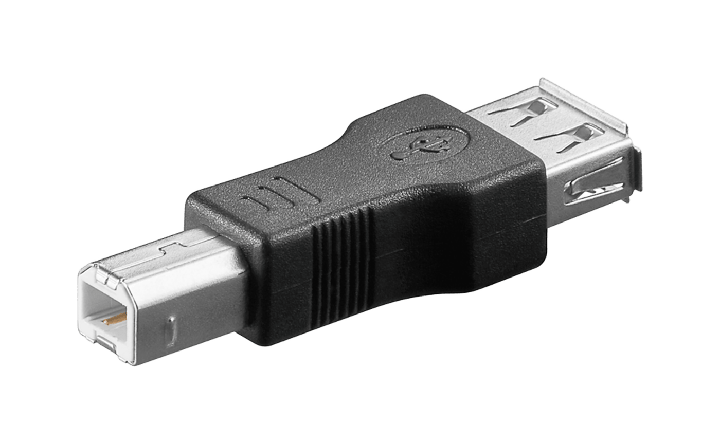 Luxorparts USB-A- til USB-B-adapter USB 2.0 Version 1