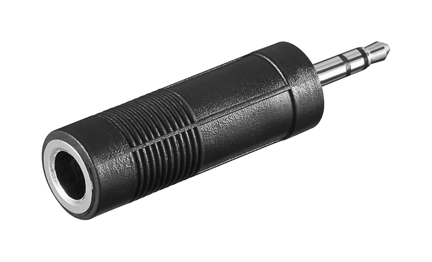 Ljudadapter 6,3 mm till 3,5 mm Stereo