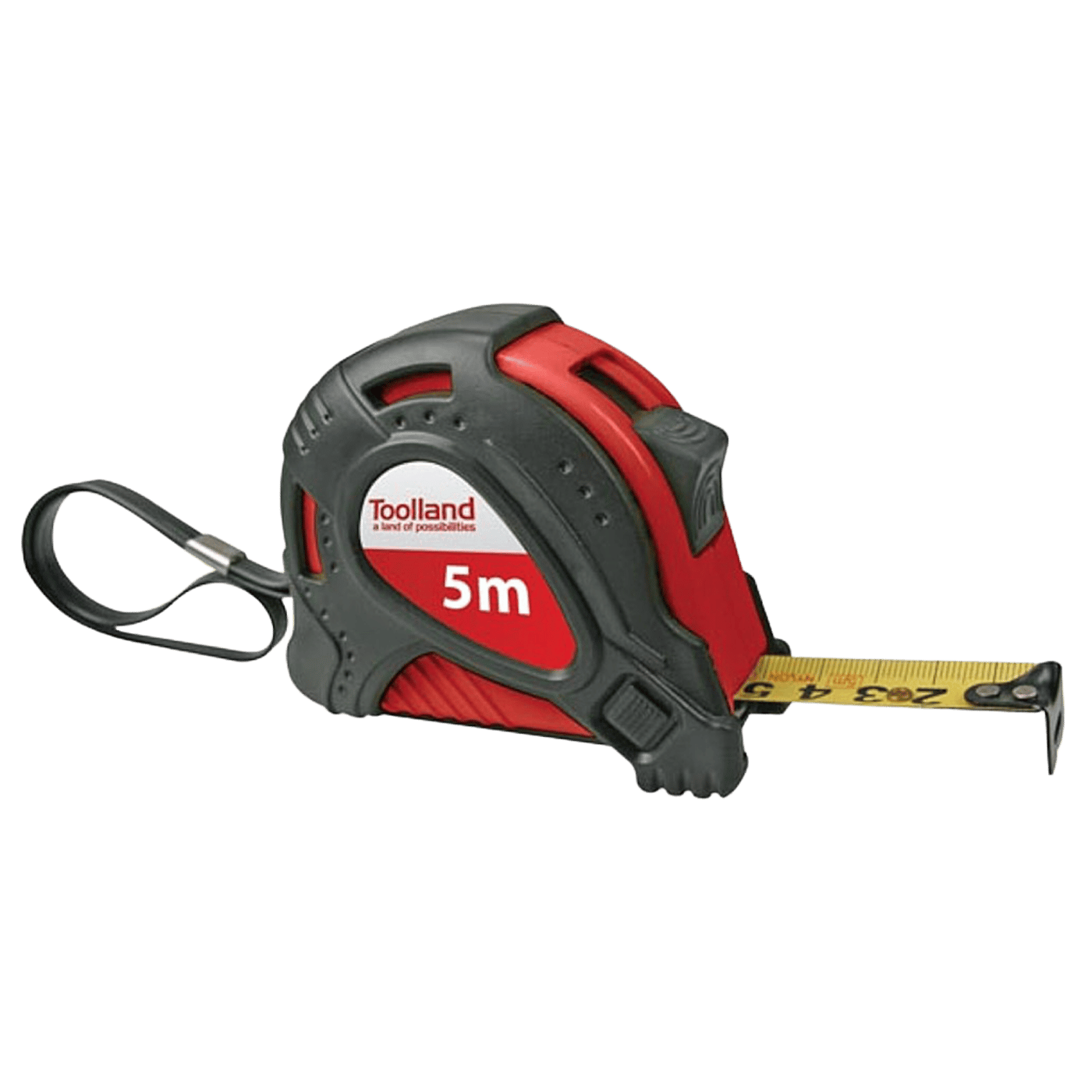 Målebånd med belteklemme 5 m