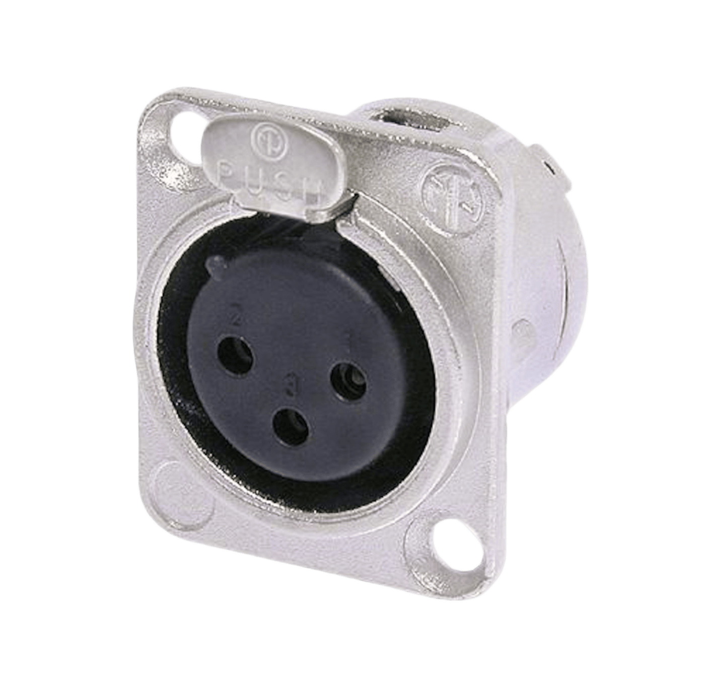 Neutrik XLR-hunn for kabinett, 3-polet